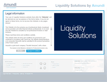 Tablet Screenshot of liquidity.amundi.com